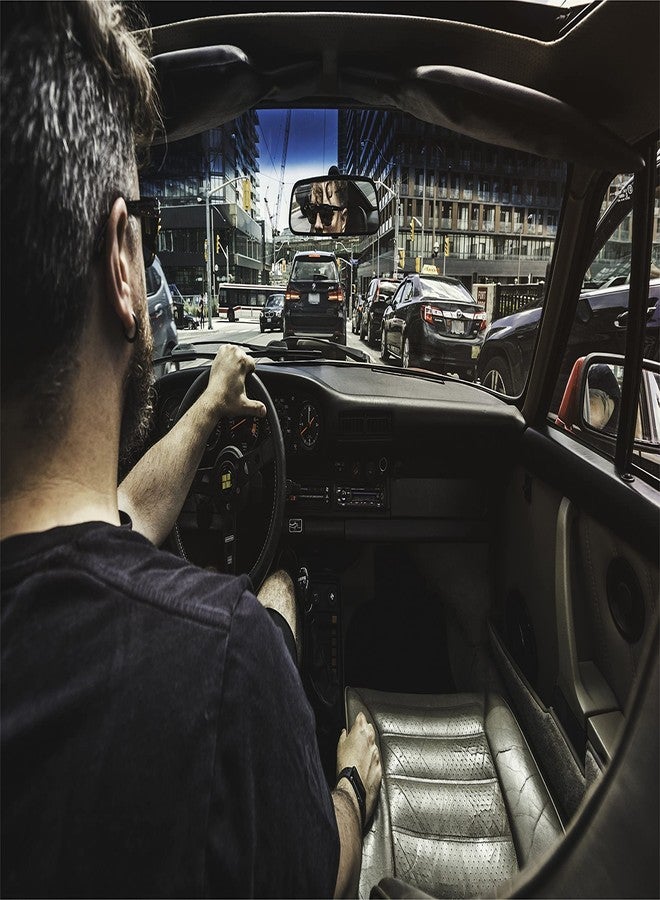 Station Mania Sunvisor Film Strip for Attachment to Windscreen Gradual Color Transparent Smoked Effect of Tint without Reflections Non-metallic. Indoor application at the top for shading and filtration - Image 4