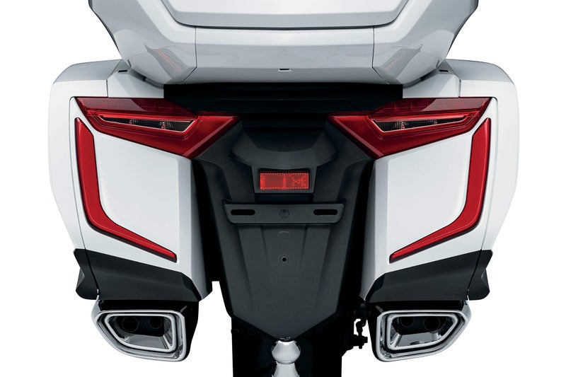 Kuryakyn 3262 Motorcycle Lighting Accessory: Omni LED Run/Turn/Brake Light Saddlebag Accent Inserts for 2018-20 Honda Gold Wing Motorcycles, 1 Pair, RED - Image 3