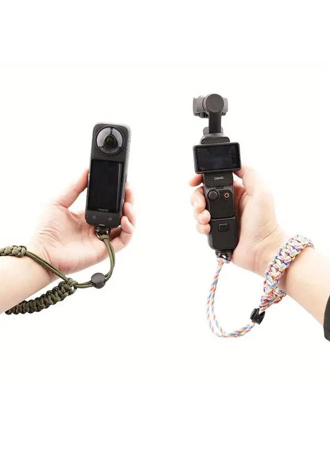 حبل معصم مضاد للضياع بلون التمويه الصحراوي لـ DJI OSMO Pocket 2 3 Insta360 One X4 X3 OSMO Mobile 6 7 حامل كاميرا الحركة DSLR - Image 5