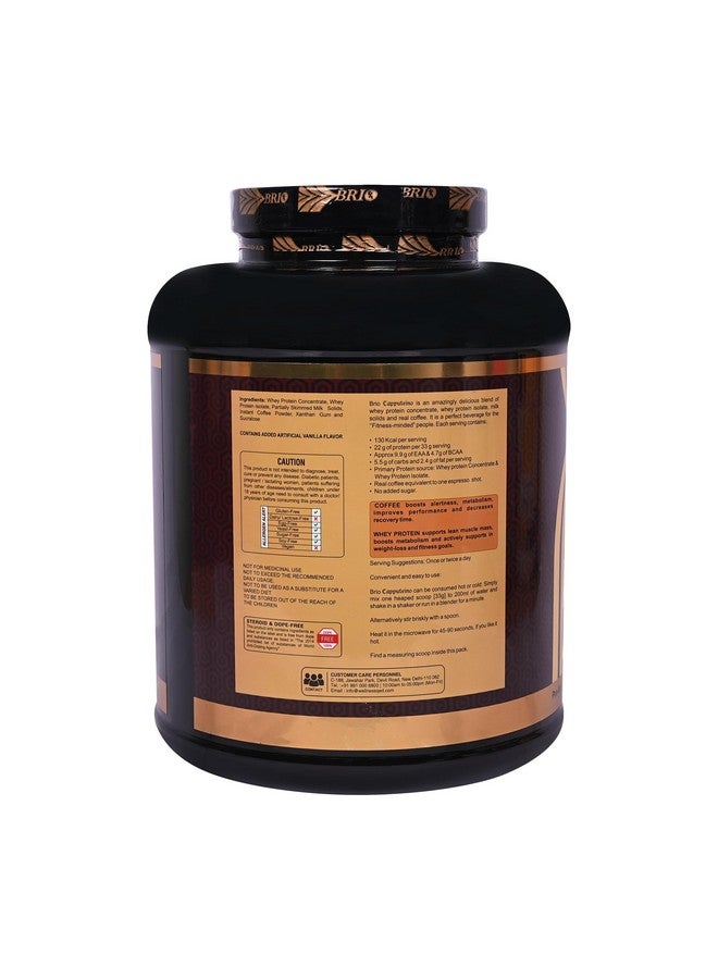 Brio Capputeino - Whey Protein Coffee - 2 Kg (Vanilla Flavour) - Image 3