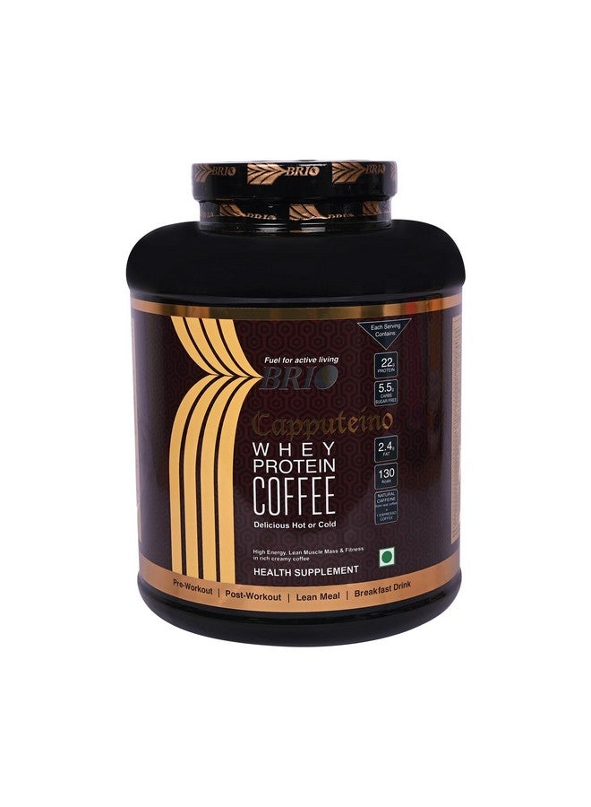 Brio Capputeino - Whey Protein Coffee - 2 Kg (Vanilla Flavour) - Image 1