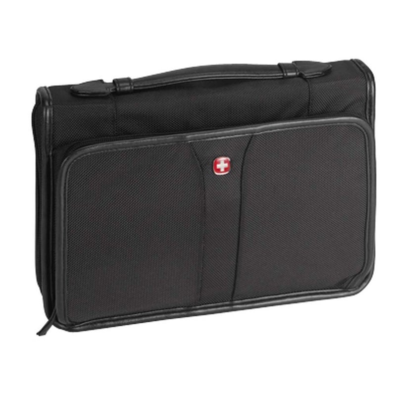 Dicksons Black Ballistic Nylon Fabric Bible Cover Case with Handle X-Large - Image 1