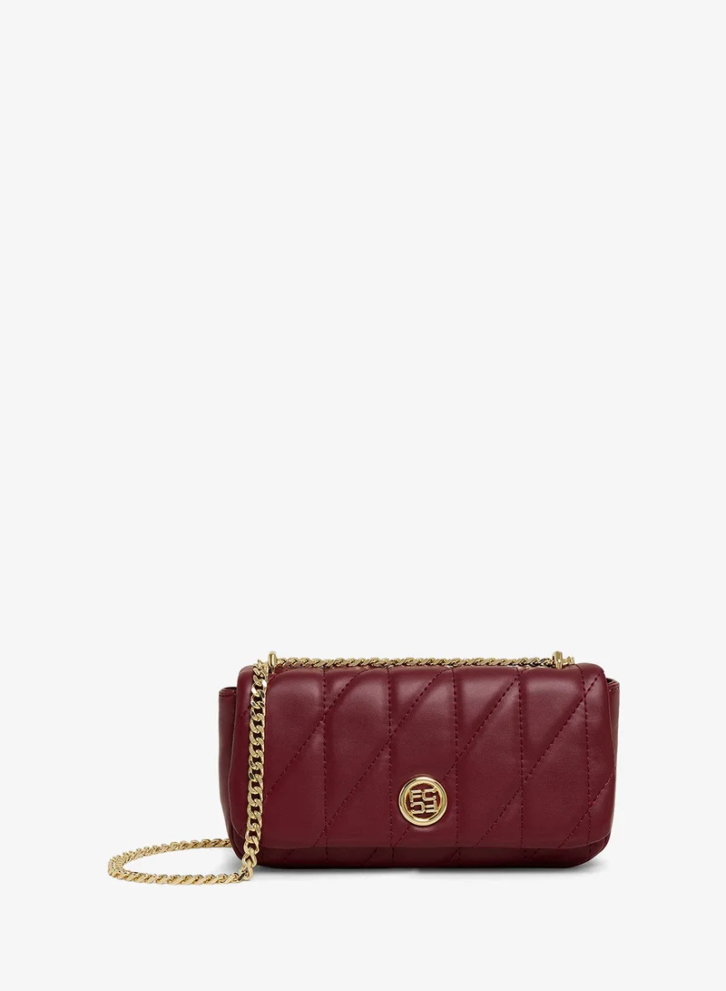 French Connection One Size Women Burgundy Aura Shoulder Bag for Women | Best Price UAE