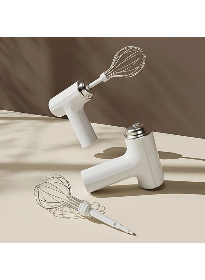 خفاق كيك كهربائي محمول باللون البنفسجي بشاحن USB، أداة خبز محمولة - Image 4