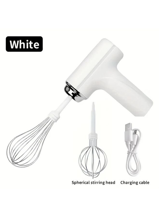 خفاق كيك كهربائي محمول باللون البنفسجي بشاحن USB، أداة خبز محمولة - Image 2