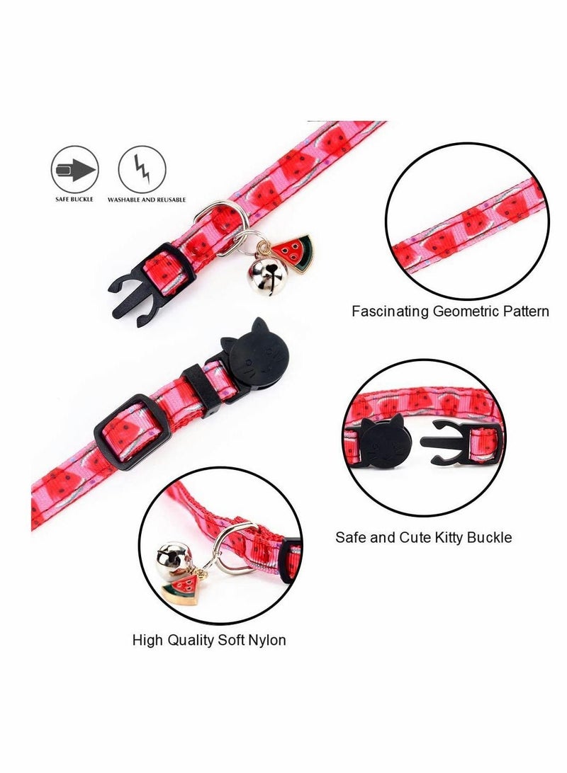 Y&D Cat Collars with Bells, Safety Buckle Kitten Collar,Adjustable, for Pet Supplies, Accessories, Suitable Indoor And Outdoor - Image 2