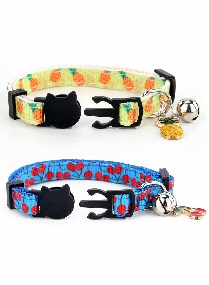 Y&D Cat Collars with Bells, Safety Buckle Kitten Collar,Adjustable, for Pet Supplies, Accessories, Suitable Indoor And Outdoor - Image 5