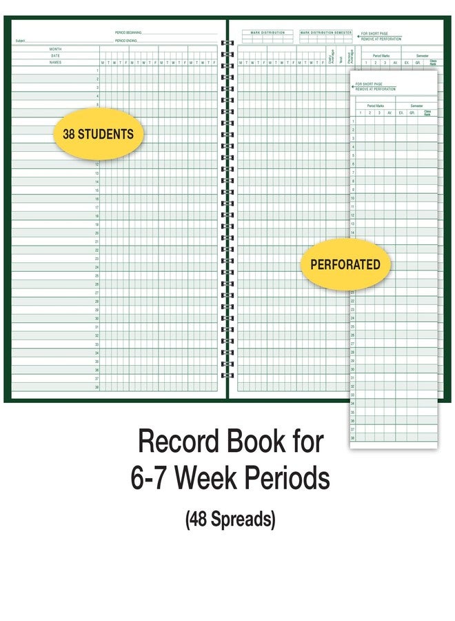 Ward 38 Name Class Record Book (6-7 Week Periods) - Image 2