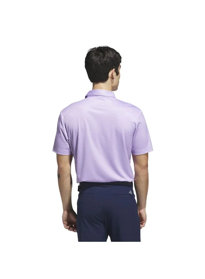 Adidas POWPLU/WHITE Adidas Core Prt Polo Purple Polo Shirt (Short Sleeve) Polo Shirts For Men for Men | Best Price UAE