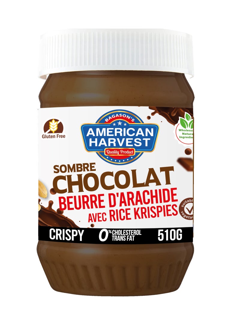 American Harvest Dark Chocolate Peanut Butter With Rice Crispies - Image 2