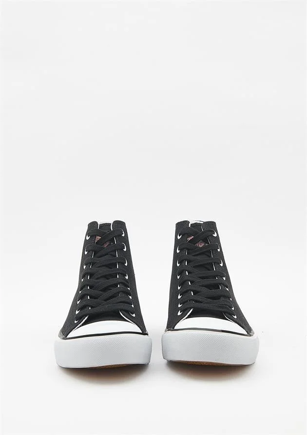 HARLEY DAVIDSON 023M100382 Pittsburgh Plain Black Men's Sneaker