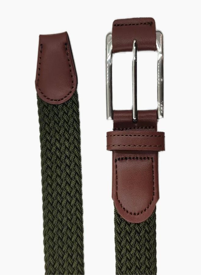 Stretchable Green Nylon Belt  - Image 3