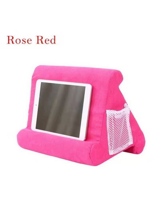 Hot Pad Pillow Lazy Convenient Pillow Triangle Pillow Home Practical Mobile Phone Bracket Reading Pillow Wholesale-Color:Color No. 42 Wine Red - Image 4