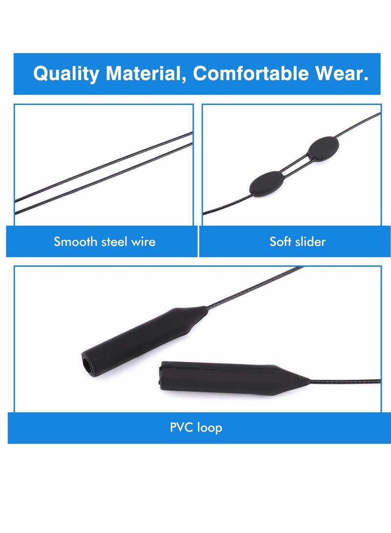 Universal Adjustable Eyewear Retainer for Sports, Unisex Sunglass Strap and Safety Glasses Holder, Comfortable Neck Lanyard for Eyeglasses - Image 5