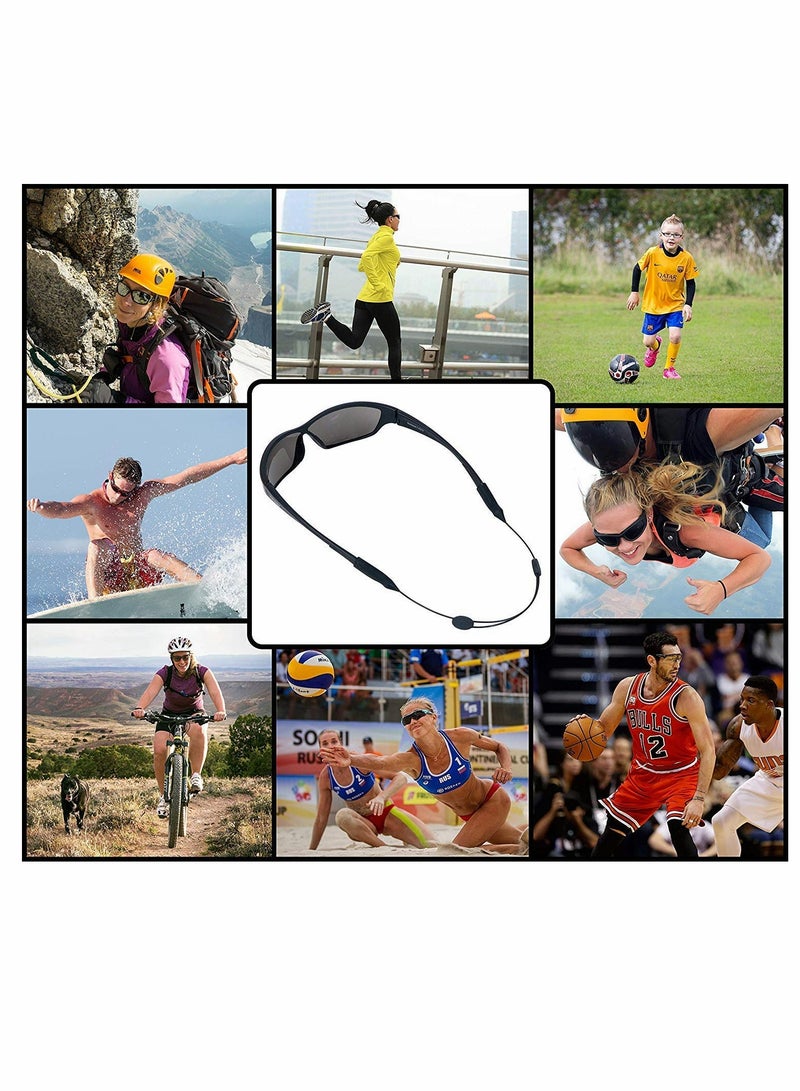 Universal Adjustable Eyewear Retainer for Sports, Unisex Sunglass Strap and Safety Glasses Holder, Comfortable Neck Lanyard for Eyeglasses - Image 2