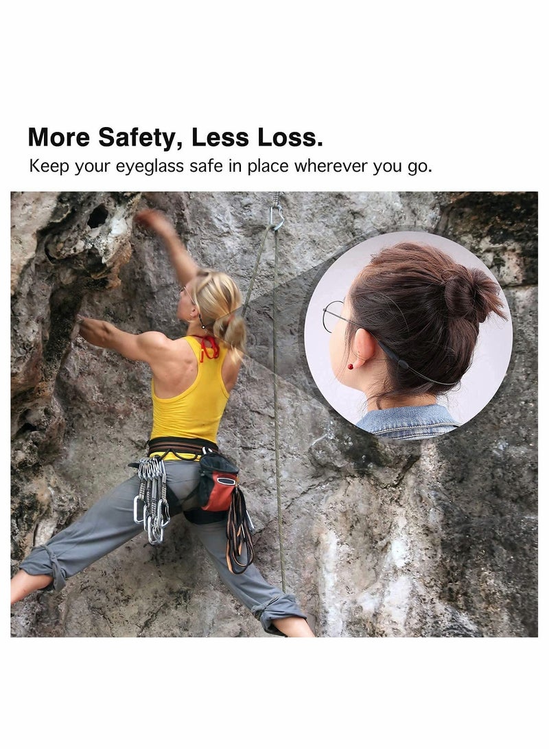 Universal Adjustable Eyewear Retainer for Sports, Unisex Sunglass Strap and Safety Glasses Holder, Comfortable Neck Lanyard for Eyeglasses - Image 4