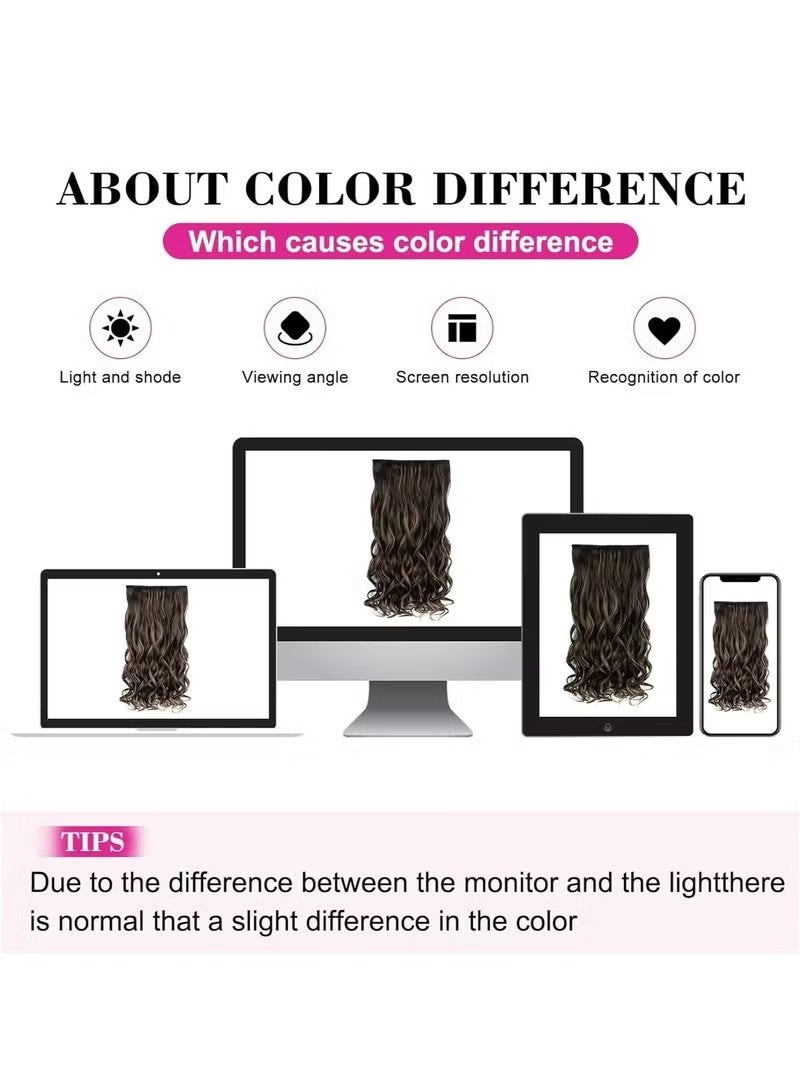 Long Curly Hair Wig hairpiece for Women, Natural Soft Synthetic Heat Resistant Hair Wig for Wedding Cosplay Party Daily Wear (black) - Image 5