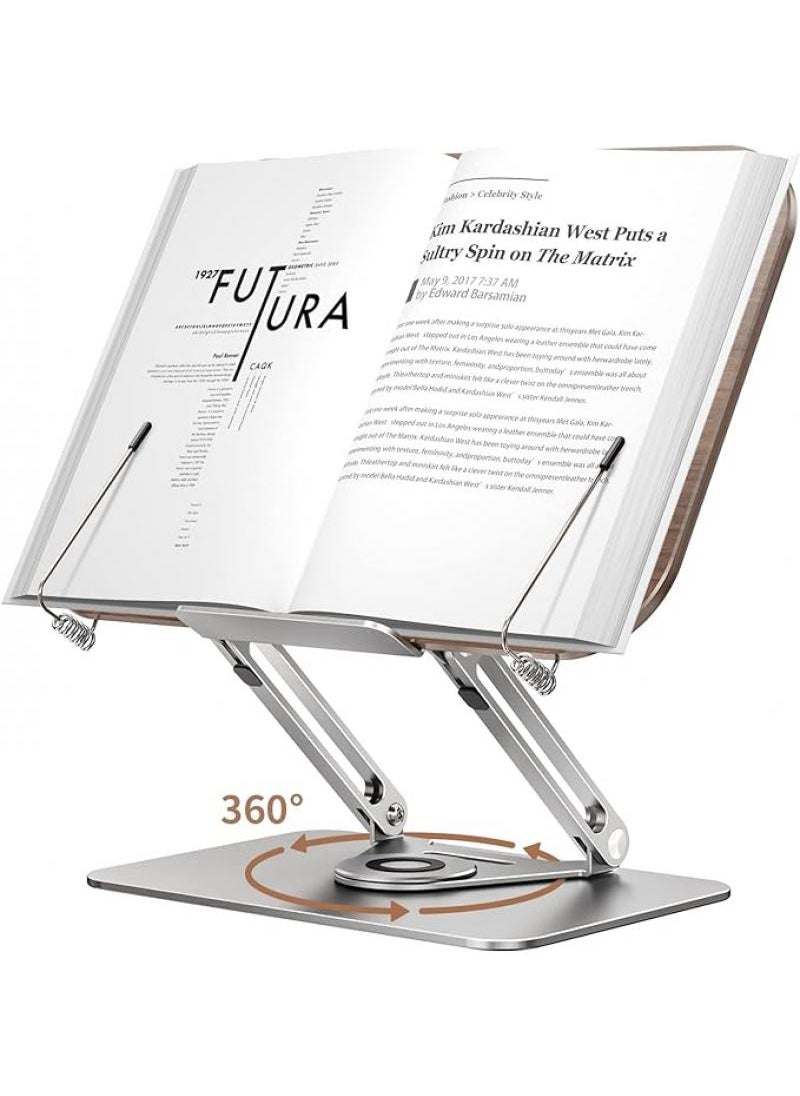 General Desktop Reading Bracket Elevated Neck Protection Sitting Posture Corrector Adjustable Lifting Children's Reading Bookshelf Rotating Reading Rack  - Image 3