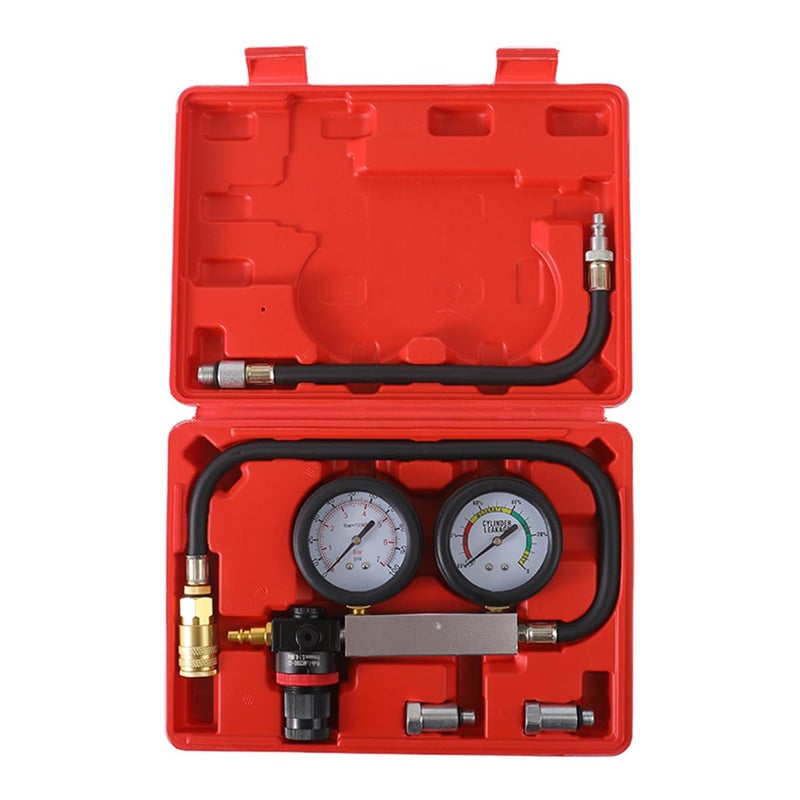 Yonligonju TU-21Cylinder Leak Down Tester Kit, Automotive Engine Compression Leakage Test Kit for Cars Trucks Motorcycles - Image 1