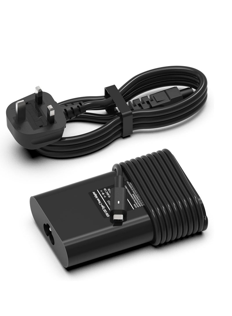 Terabyte محول طاقة بديل 65 واط من نوع C USB-C أو شاحن بديل لجهاز اللابتوب JYJNW ADP 20V/5V/9V/15V 3A/3.25A - Image 1