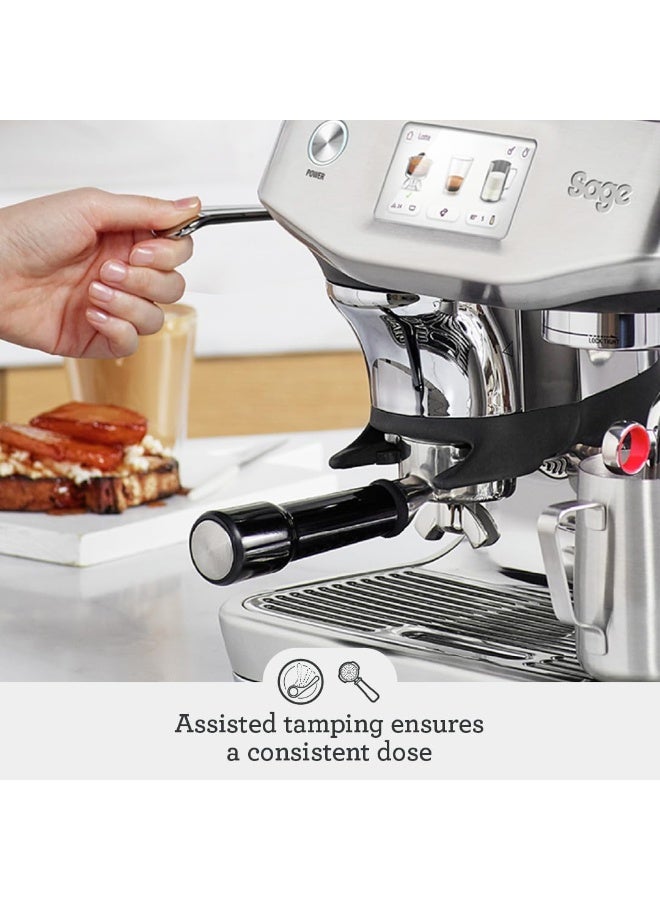 Sage The Barista Touch Impress –Bean-to-Cup Espresso Machine,ThermoJet Heating,Cold Brew Function,Touchscreen–Brushed Stainless Steel - KSA Version,2 Year Manufacturer Warranty - Image 4