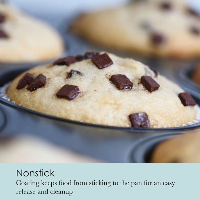 Chicago Metallic Professional Non-Stick Muffin Top Pan, 15.75-Inch-by-11-Inch - Image 4