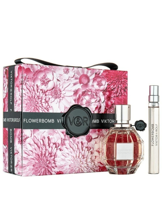 مجموعة هدايا فلاوربومب عطر مركز 50 مل + عطر مركز 10 مل