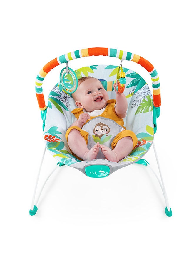 Bright Starts - Rainforest Vibes- Tm Vibrating Bouncer - Image 1