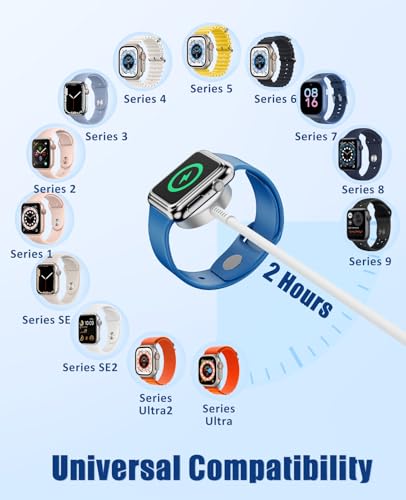 Hcoob for Apple Watch Charger Fast Charging,3 in 1 Multi Chargers Cable with 20W USB C Charger, iWatch Charger Cord 6FT for iWatch Series Ultra 3/2/SE 3/11/10/9/8/7/6/5/4/iPhone17 15 16 Pro Max/14/13/12/11 - Image 3