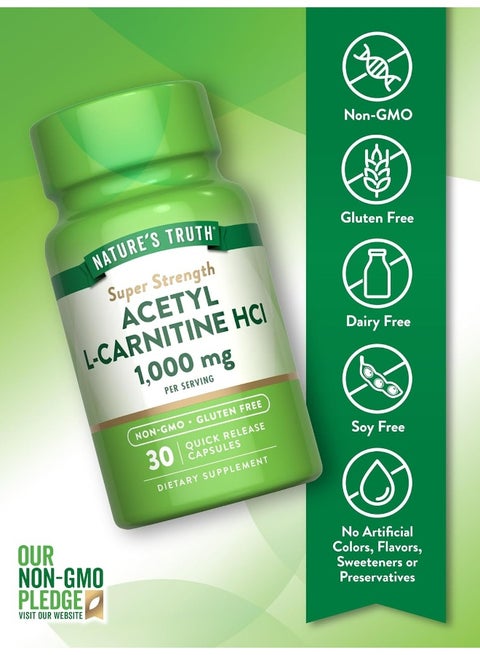 nature's bounty l carnitine Acetyl L-Carnitine 400 mg with Alpha Lipoic Acid 200 mg Capsules Nature's Bounty L-Carnitine 500 mg