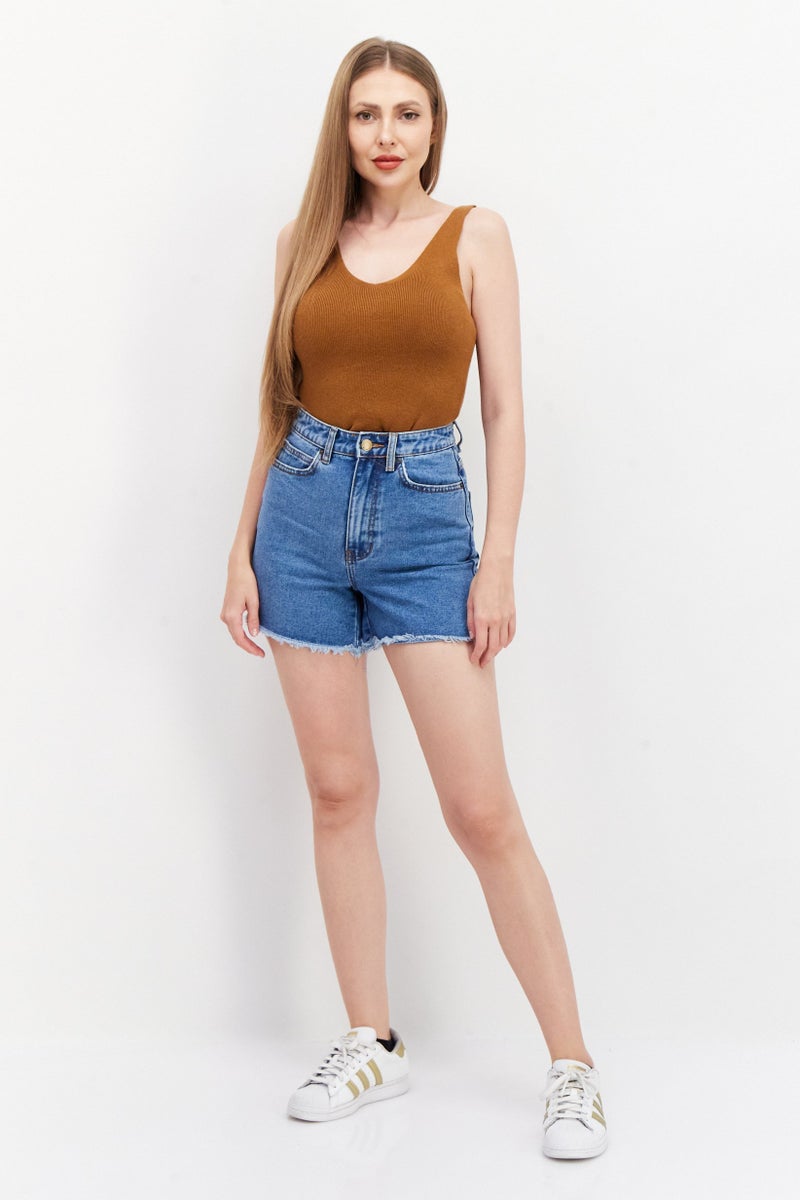 Billabong شورت جينز عادي للنساء، أزرق - Image 4