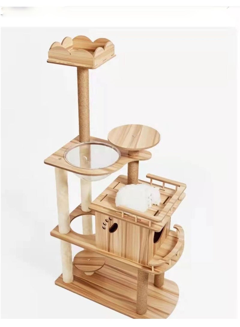 MONOGUE Large Multi Level Cat Tree with Sisal Scratching Posts Cat Play House and Rest Place Tower for Cats - Image 4