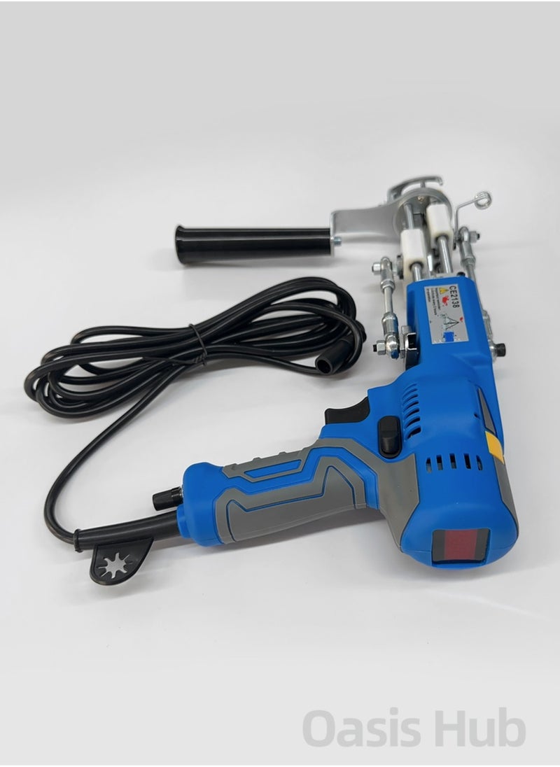 QTOOLS - Rug AK-V tufting tool 8-18mm Electric Carpet Weaving Machine Cut and Loop Pile Flocking Machine Handheld Knitting Machine 110V-220V machine - Image 1
