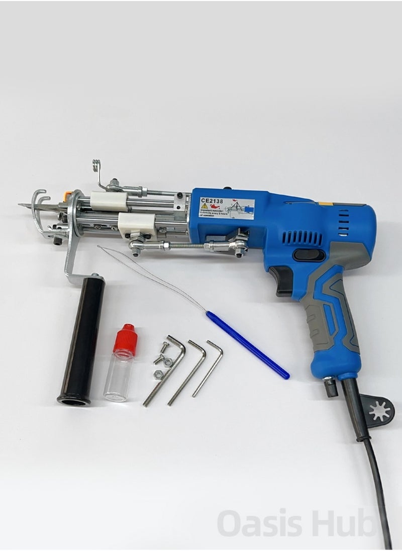 QTOOLS - Rug AK-V tufting tool 8-18mm Electric Carpet Weaving Machine Cut and Loop Pile Flocking Machine Handheld Knitting Machine 110V-220V machine - Image 1