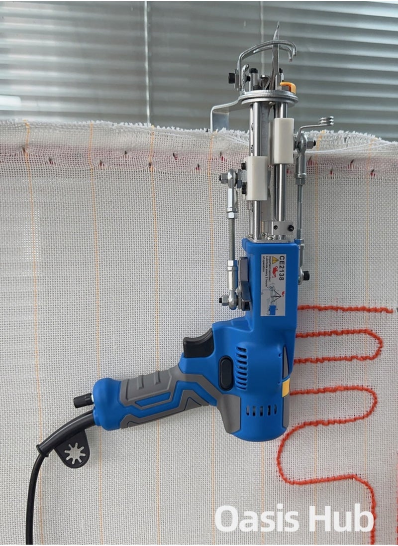 QTOOLS - Rug AK-V tufting tool 8-18mm Electric Carpet Weaving Machine Cut and Loop Pile Flocking Machine Handheld Knitting Machine 110V-220V machine - Image 1