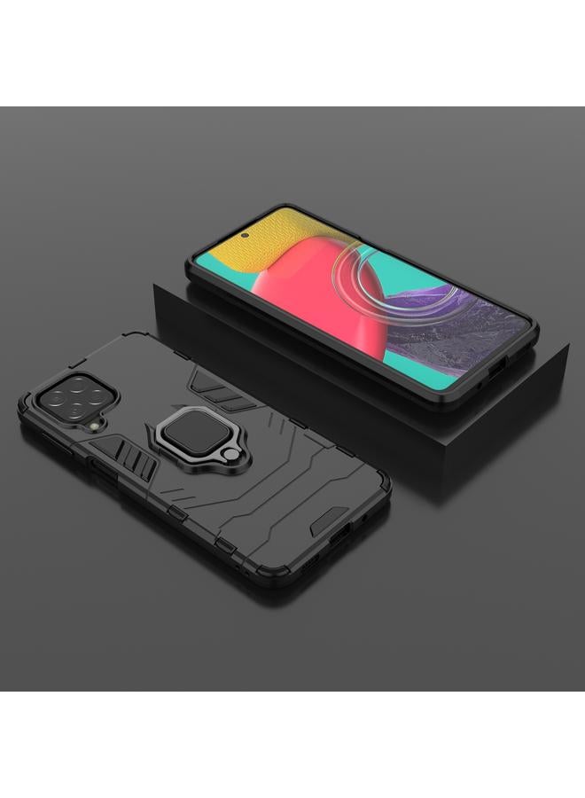 اس-توب جراب لهاتف Samsung Galaxy M53 5G PC + جراب هاتف واقٍ مقاوم للصدمات من مادة TPU مع حامل حلقي مغناطيسي - Image 5