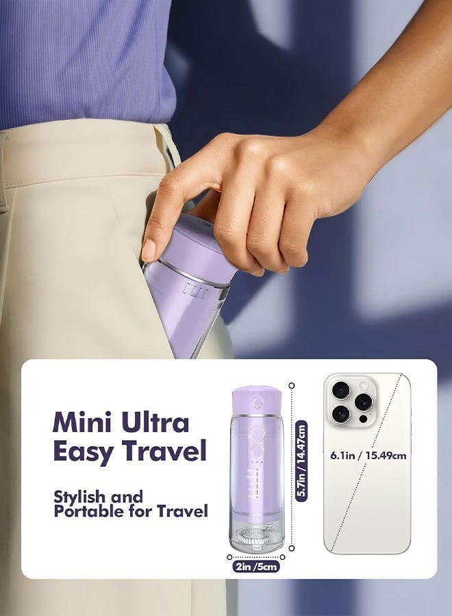 Bezvoi Water Flosser Mini Cordless Portable: 5 Modes Water Dental Floss with Telescopic Water Tank, 6 Tips, IPX7 Waterproof Oral Irrigator for Teeth Cleaning Gums,Orthodontic,Braces Dental Care - Image 2