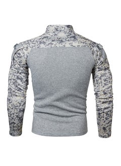 KUYING Outdoor Fitness Camouflage Jogging Men's Long Sleeved Sweatshirt  - Image 3