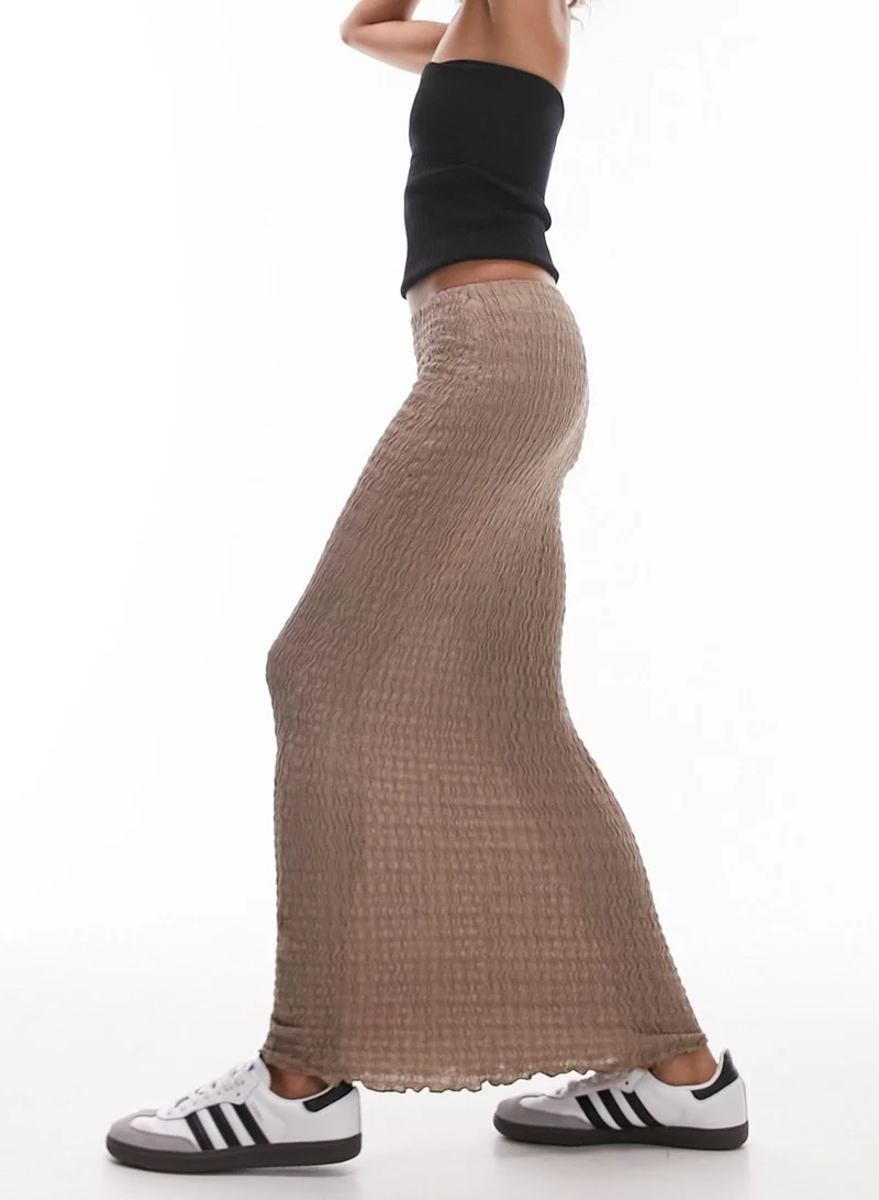 TOPSHOP High Waist Maxi Skirt