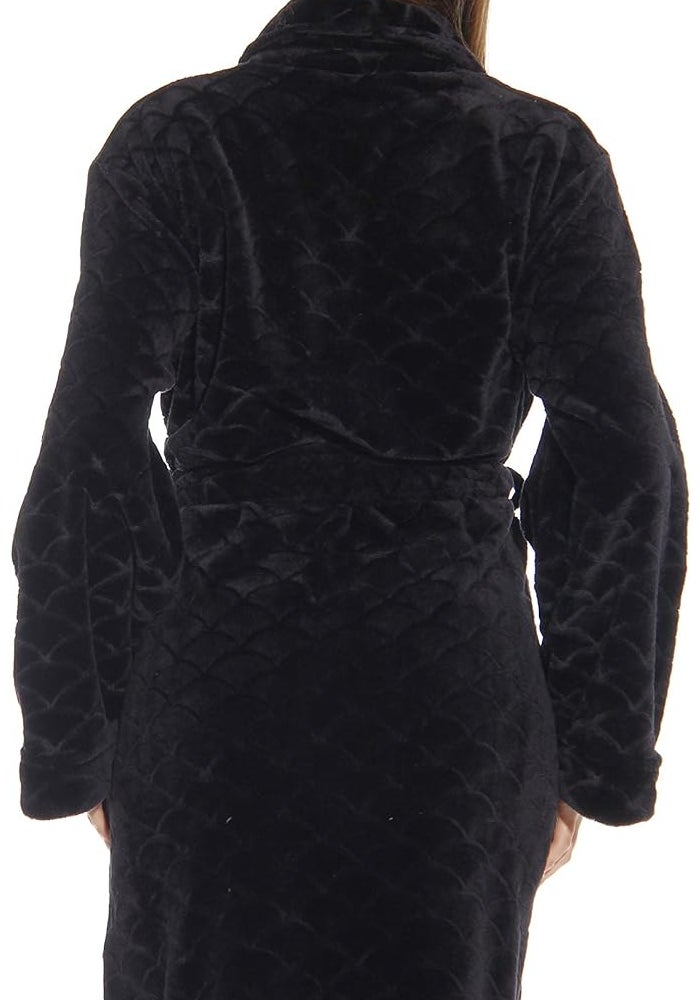 Just Love Women's Kimono Bath Robe in Black - Size M - Image 3