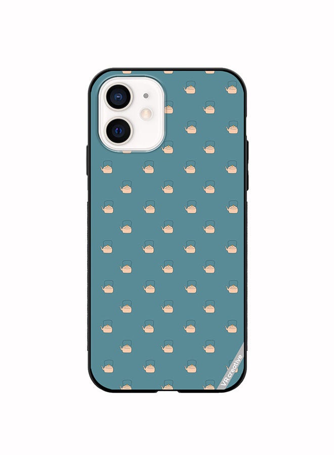 VR CREATIVE Protective Case Cover For Apple iPhone 12 mini Pattern Of Tea Design Multicolour - Image 1