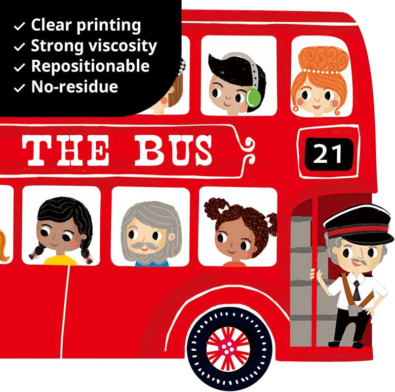 DECOWALL DS98064 Transport and Vehicles Wall Stickers Decals for Kids Toddler Bedroom dcor car Boys Truck Construction Room Peel and Stick Excavator fire Truck Nursery Living Baby - Image 5