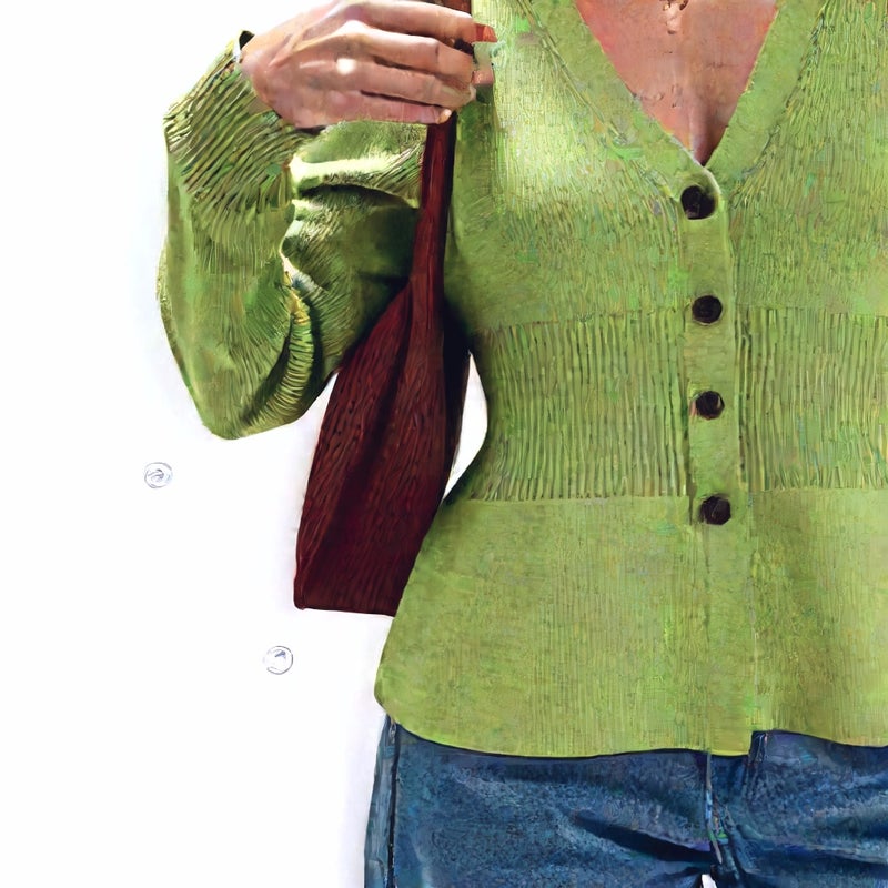 Long Sleeve Knit Cardigan Sweater for Women Elegant Casual Open Front - Image 2