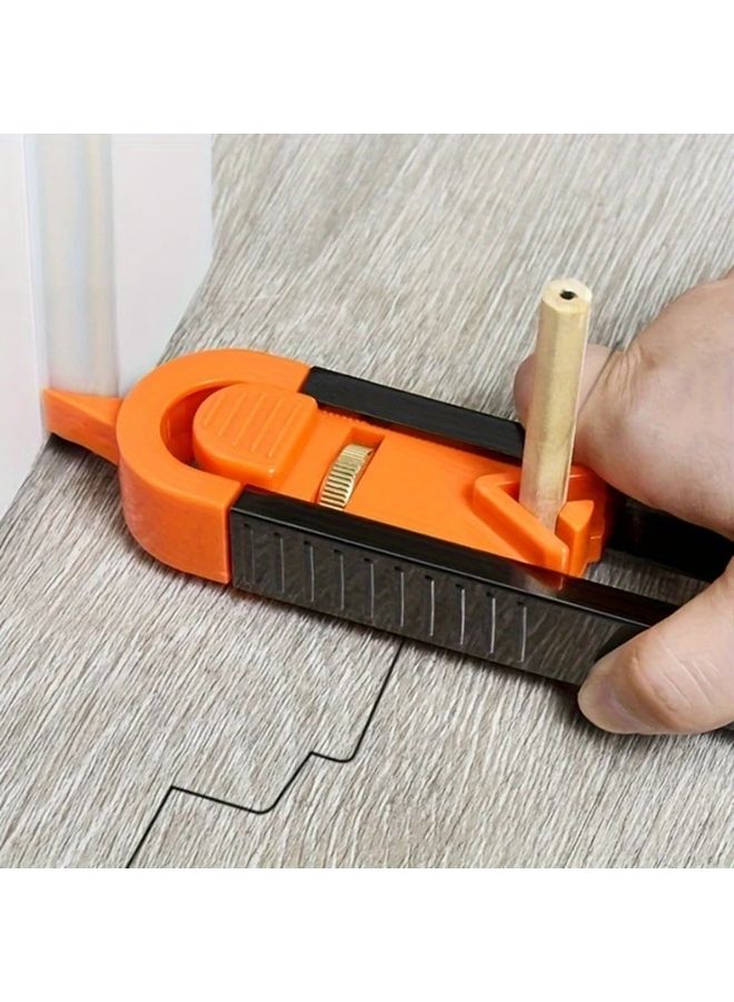 مجموعة مساطر كفاف وأقلام قابلة للتعديل لأعمال النجارة لقياس نصف القطر غير المنتظم - Image 2