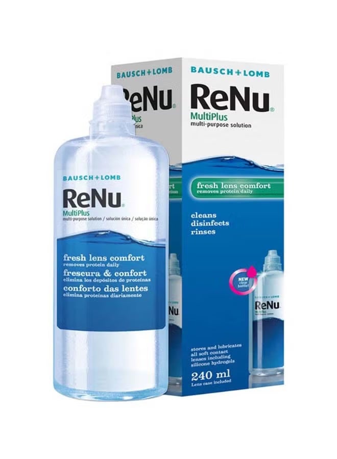 Bausch + Lomb محلول رينو مالتي بلس 240 مل