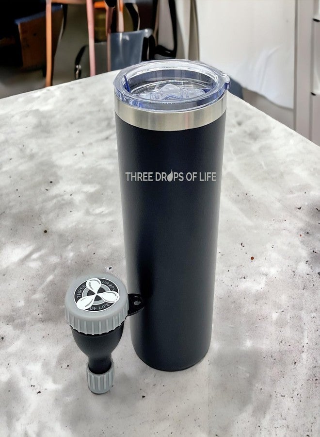 Three Drops of Life Protein Funnel to Go, Supplement Powder Funnel Containers for Workouts and Travel, Fill N Go Funnels (1, 70ML) - Image 3