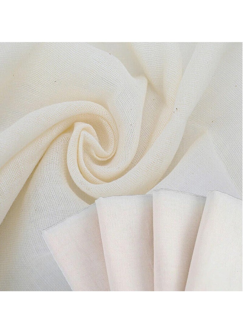 Droposale Droposale Muslin Cheese Unbleached Cloth and Making Paneer Jalebi, Straining Soups and Sauces, Curds Ultra Fine Cheesecloth (Muslin Clothe)  - Image 2