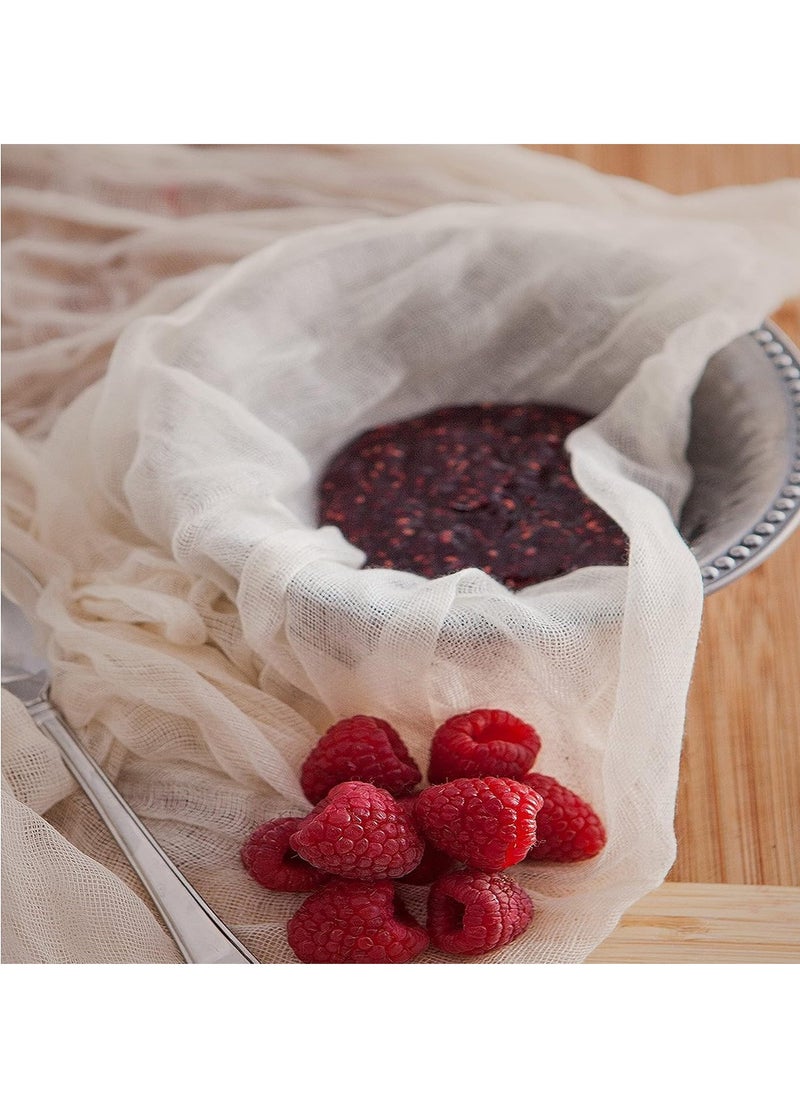 Droposale Droposale Muslin Cheese Unbleached Cloth and Making Paneer Jalebi, Straining Soups and Sauces, Curds Ultra Fine Cheesecloth (Muslin Clothe)  - Image 5