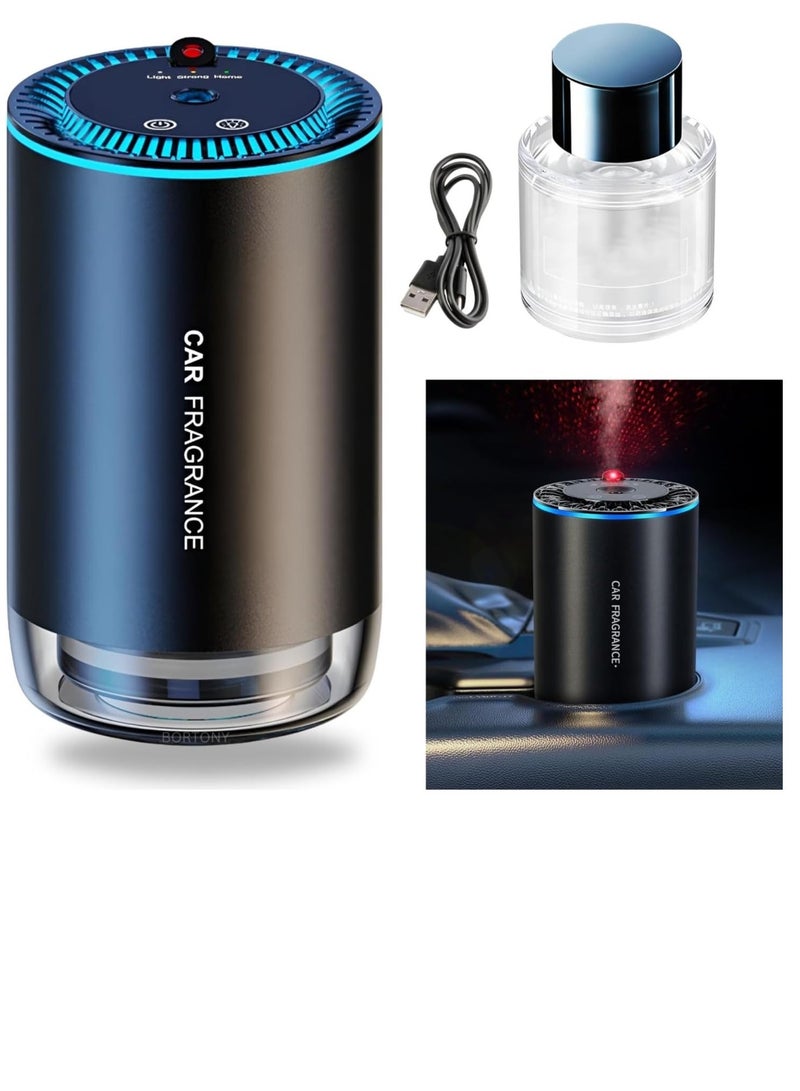 ELTRAZONE "Car Diffuser Humidifier with Star Projector – 150ml Aromatherapy Diffuser with LED Starry Light, Rechargeable Smart Air Freshener for Car, Home, and Office" - Image 1