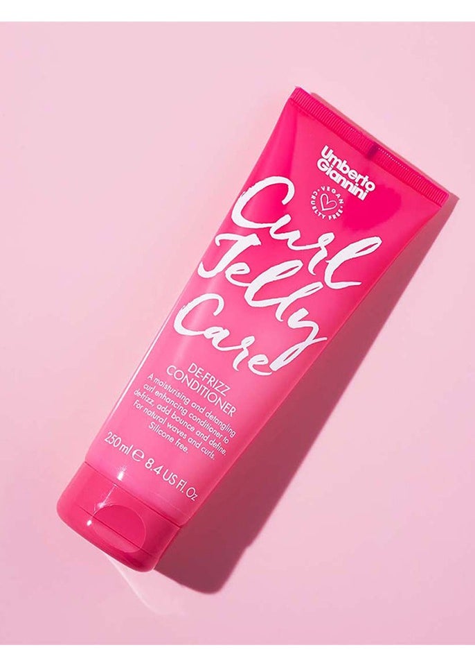 Umberto Giannini Umberto Giannini Curl Jelly Care, Vegan & Cruelty Free De-Frizz Conditioner for Curly or Wavy Hair, 250 ml  - Image 2